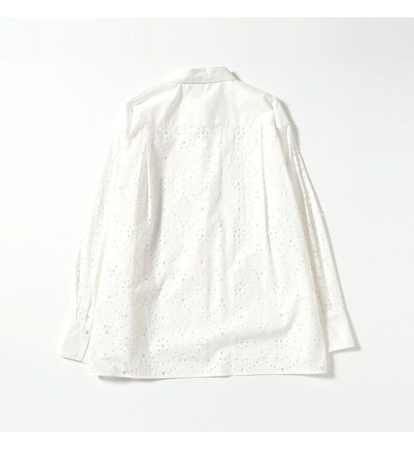 Demi-Luxe BEAMS 「アイレット パターン オーバーシャツ」|シャツ・ブラウス|