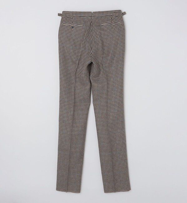 SHIPS「SHIPS: ラグジュアリー シェパードチェック ツープリーツ パンツ」|チノ|