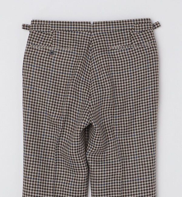 SHIPS「SHIPS: ラグジュアリー シェパードチェック ツープリーツ パンツ」|チノ|