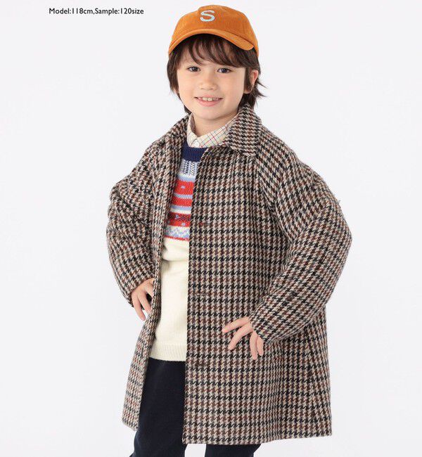 SHIPS KIDS「SHIPS KIDS:100～130cm / ネル チェック ボタンダウン シャツ」|シャツ・ブラウス|