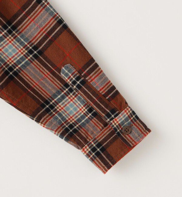 SHIPS KIDS「SHIPS KIDS:100～130cm / ネル チェック ボタンダウン シャツ」|シャツ・ブラウス|