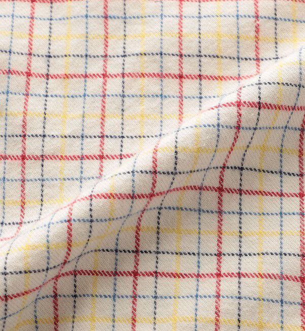 SHIPS KIDS「SHIPS KIDS:80～90cm / ネル チェック ボタンダウン シャツ」|シャツ・ブラウス|