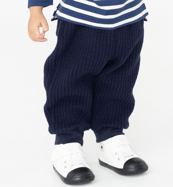 SHIPS KIDS「SHIPS KIDS:80～90cm / ストライプ キルト パンツ」|その他|