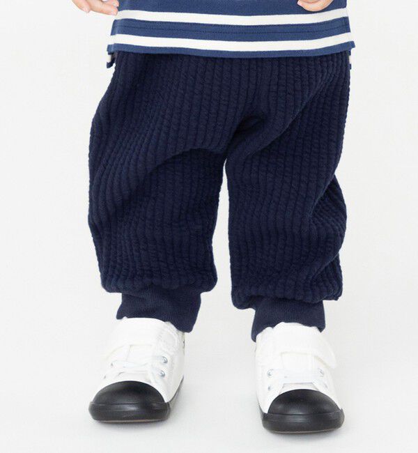 SHIPS KIDS「SHIPS KIDS:80～90cm / ストライプ キルト パンツ」|その他|