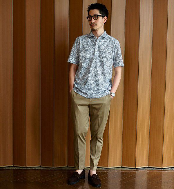 SHIPS「SHIPS: フラワープリント ショートスリーブ ポロシャツ」|ポロシャツ|