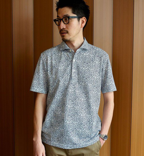 SHIPS「SHIPS: フラワープリント ショートスリーブ ポロシャツ」|ポロシャツ|