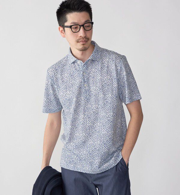 SHIPS「SHIPS: フラワープリント ショートスリーブ ポロシャツ」|ポロシャツ|