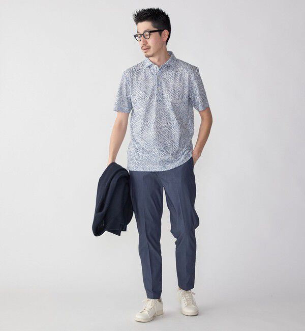 SHIPS「SHIPS: フラワープリント ショートスリーブ ポロシャツ」|ポロシャツ|