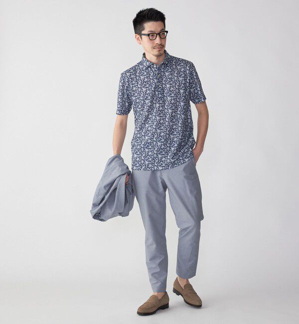 SHIPS「SHIPS: フラワープリント ショートスリーブ ポロシャツ」|ポロシャツ|