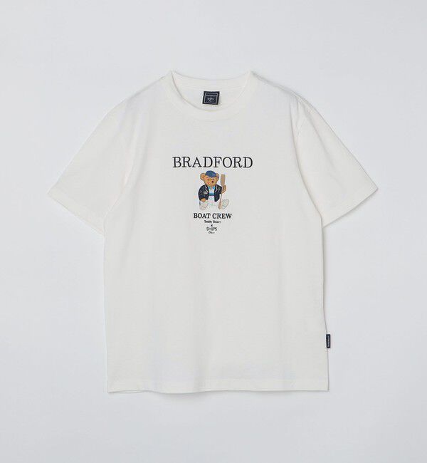 SHIPS Colors 「SHIPS Colors:TeddyBear(R) プリント & ステッチ TEE◇」|Tシャツ・カットソー|