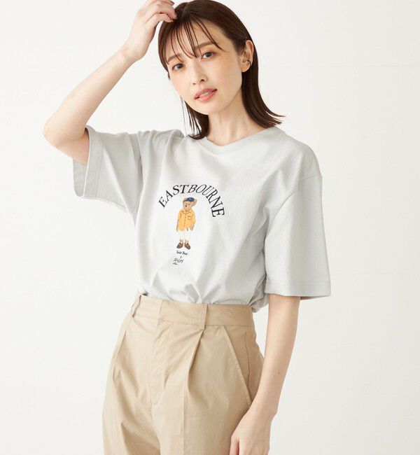 SHIPS Colors 「SHIPS Colors:TeddyBear(R) プリント & ステッチ TEE◇」|Tシャツ・カットソー|