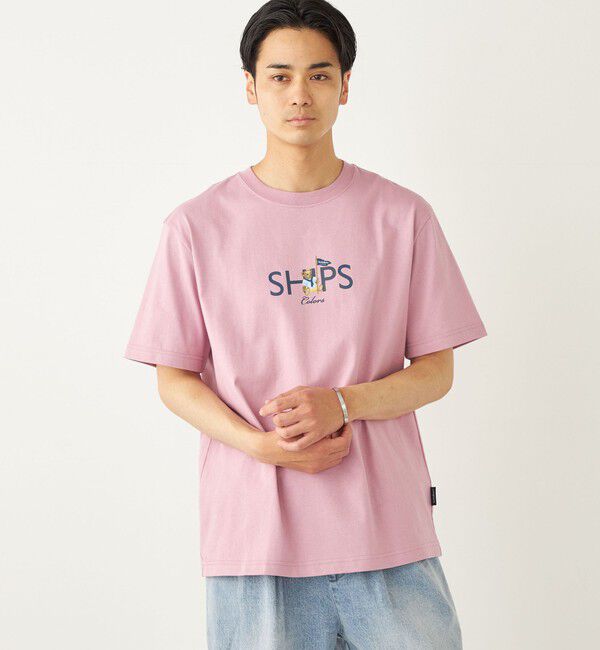 SHIPS Colors 「SHIPS Colors:TeddyBear(R) プリント & ステッチ TEE◇」|Tシャツ・カットソー|