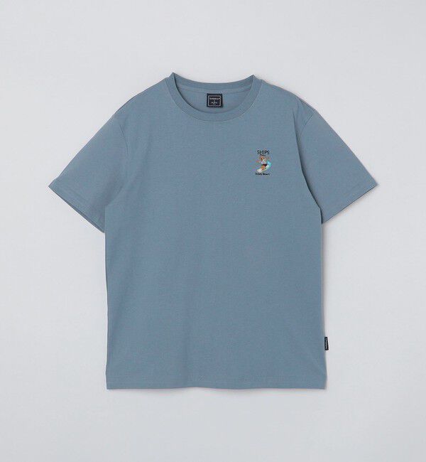 SHIPS Colors 「SHIPS Colors:TeddyBear(R) プリント & ステッチ TEE◇」|Tシャツ・カットソー|