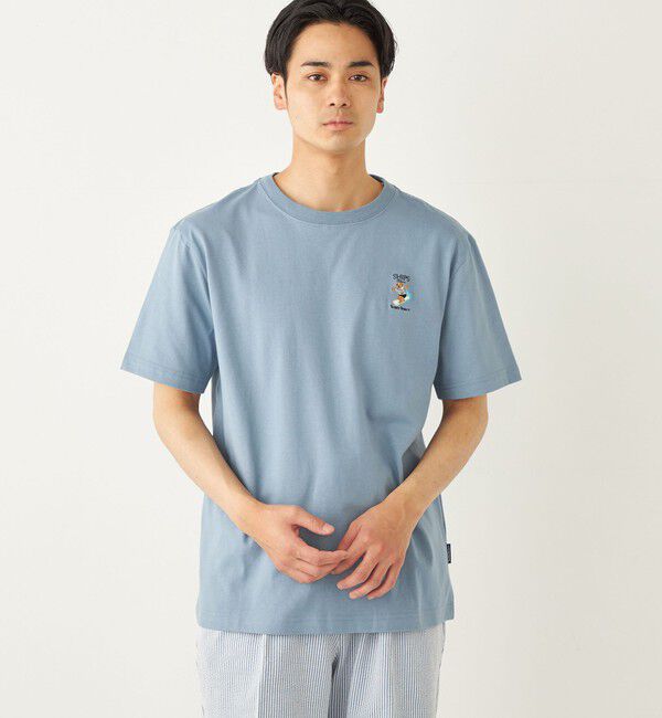 SHIPS Colors 「SHIPS Colors:TeddyBear(R) プリント & ステッチ TEE◇」|Tシャツ・カットソー|