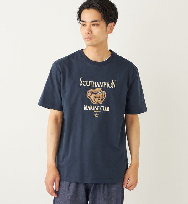 SHIPS Colors 「SHIPS Colors:TeddyBear(R) プリント & ステッチ TEE◇」|Tシャツ・カットソー|