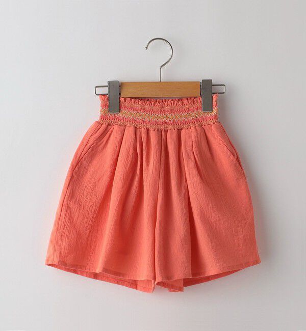 SHIPS KIDS「SHIPS KIDS:100～130cm / スモッキング キュロット」|キュロット|