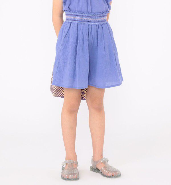 SHIPS KIDS「SHIPS KIDS:100～130cm / スモッキング キュロット」|キュロット|