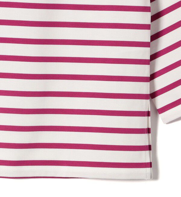 SHIPS for women「DRAWELL:〈手洗い可能〉ワイド スリーブ ボーダー」|Tシャツ・カットソー|