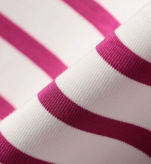 SHIPS for women「DRAWELL:〈手洗い可能〉ワイド スリーブ ボーダー」|Tシャツ・カットソー|