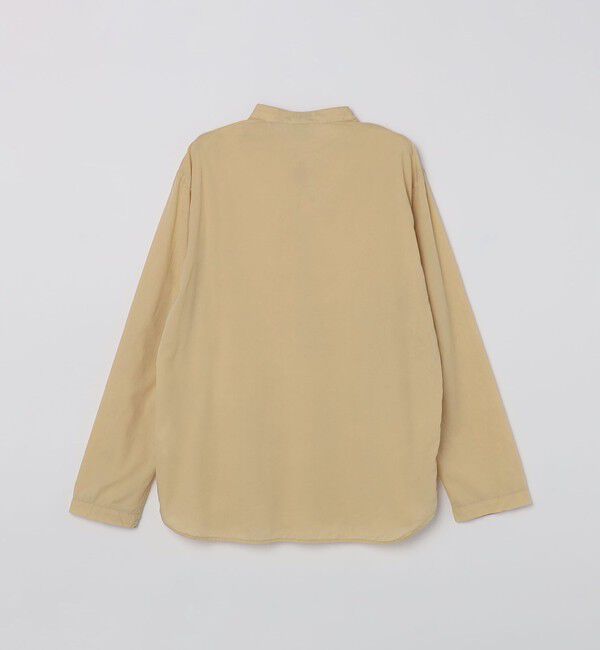 SHIPS「BAGUTTA: コットン ポプリン プルオーバー バンドカラー シャツ」|シャツ・ブラウス|