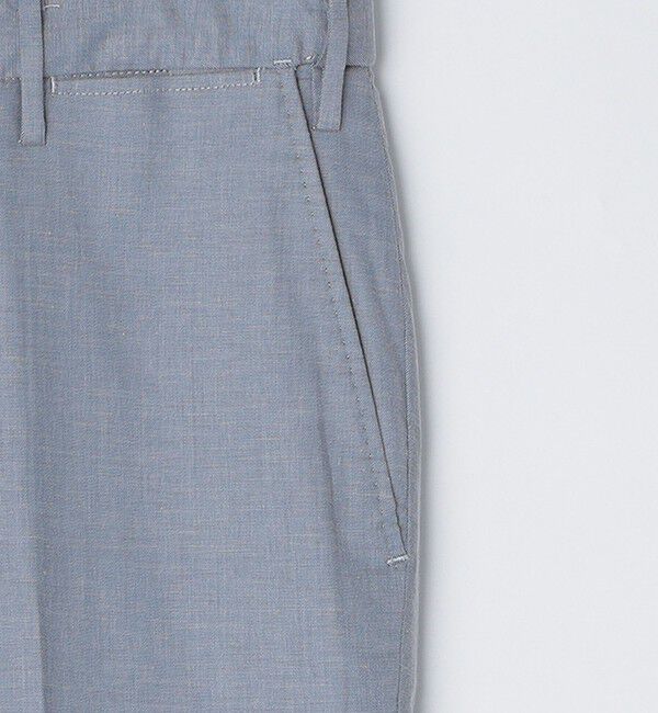 SHIPS「SHIPS:〈手洗い可能〉コットン シャークスキン スラックス」|スラックス|