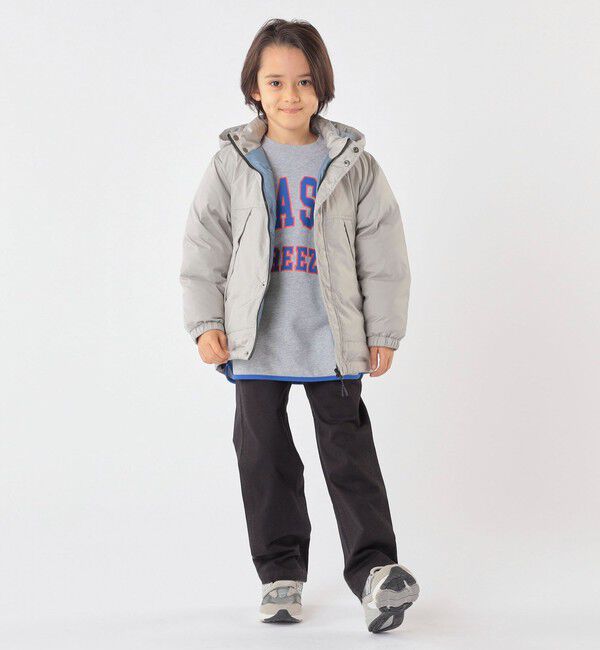 SHIPS KIDS「SHIPS KIDS:100～130cm / パイピング カレッジ ロゴ スウェット」|スウェット・ジャージ|