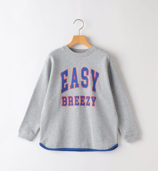 SHIPS KIDS「SHIPS KIDS:100～130cm / パイピング カレッジ ロゴ スウェット」|スウェット・ジャージ|