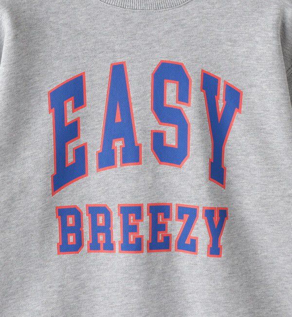 SHIPS KIDS「SHIPS KIDS:100～130cm / パイピング カレッジ ロゴ スウェット」|スウェット・ジャージ|