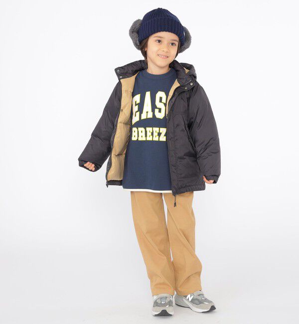 SHIPS KIDS「SHIPS KIDS:100～130cm / パイピング カレッジ ロゴ スウェット」|スウェット・ジャージ|