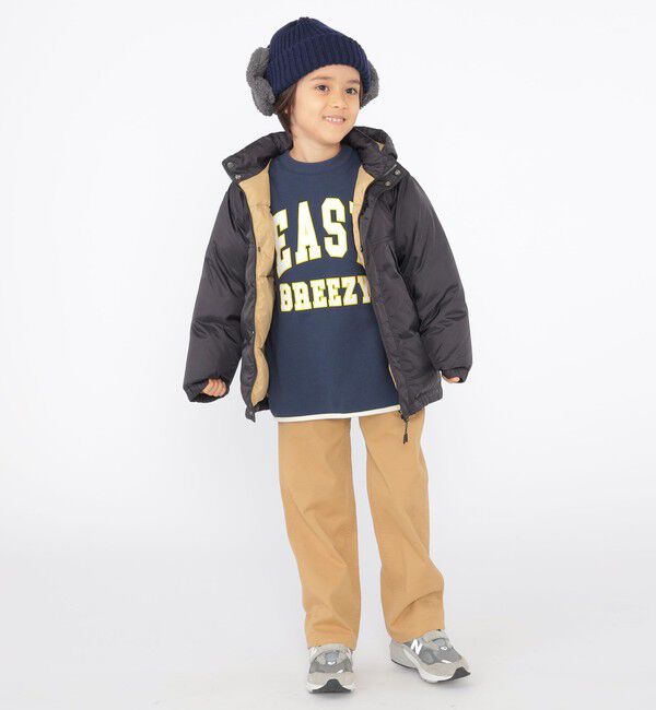 SHIPS KIDS「SHIPS KIDS:100～130cm / パイピング カレッジ ロゴ スウェット」|スウェット・ジャージ|