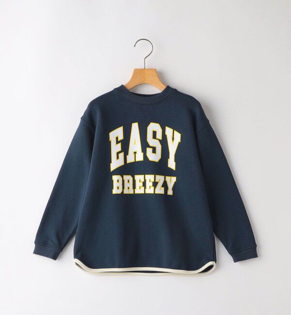 SHIPS KIDS「SHIPS KIDS:100～130cm / パイピング カレッジ ロゴ スウェット」|スウェット・ジャージ|