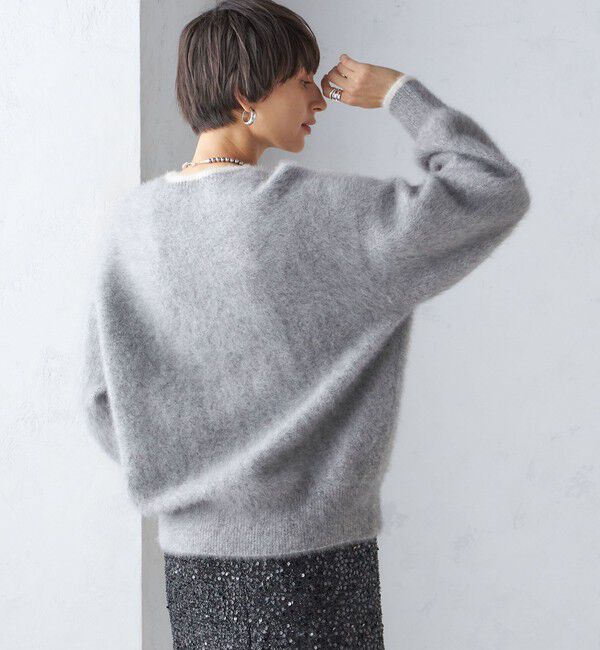 SHIPS for women「杢 FOX クルーネック プルオーバー」|ニット・セーター|