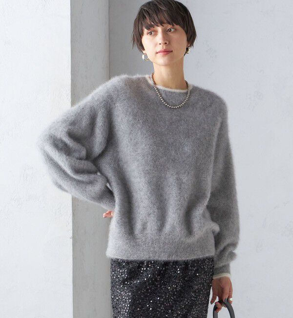 SHIPS for women「杢 FOX クルーネック プルオーバー」|ニット・セーター|