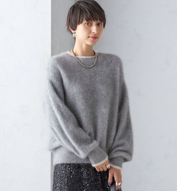 SHIPS for women「杢 FOX クルーネック プルオーバー」|ニット・セーター|