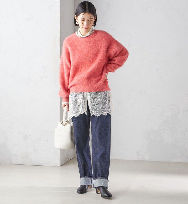 SHIPS for women「杢 FOX クルーネック プルオーバー」|ニット・セーター|