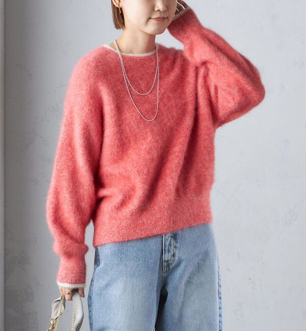 SHIPS for women「杢 FOX クルーネック プルオーバー」|ニット・セーター|