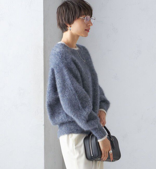 SHIPS for women「杢 FOX クルーネック プルオーバー」|ニット・セーター|