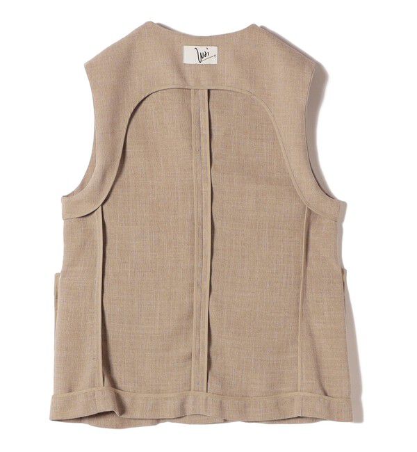 SHIPS for women「《予約》Wai＋:〈手洗い可能〉リネン ライク ベスト」|ベスト・ジレ|