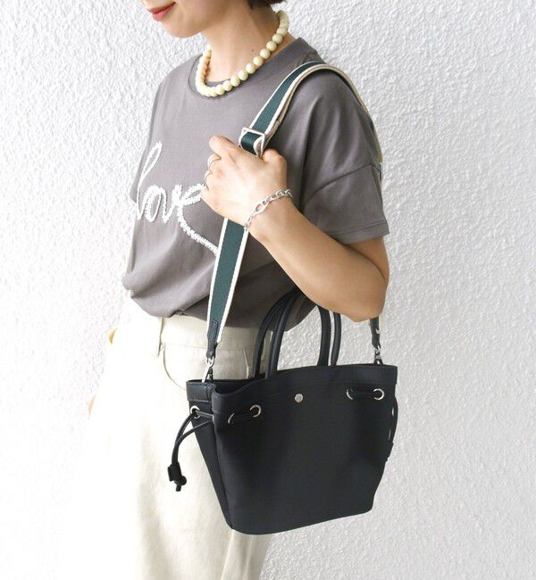 SHIPS for women「【WEB限定】テープ ショルダー ドロスト バッグ」|ショルダー・メッセンジャー|