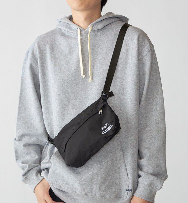 SHIPS「【WEB限定】SHIPS: 60/40クロス ミニ ショルダー バッグ」|ショルダー・メッセンジャー|ブラック