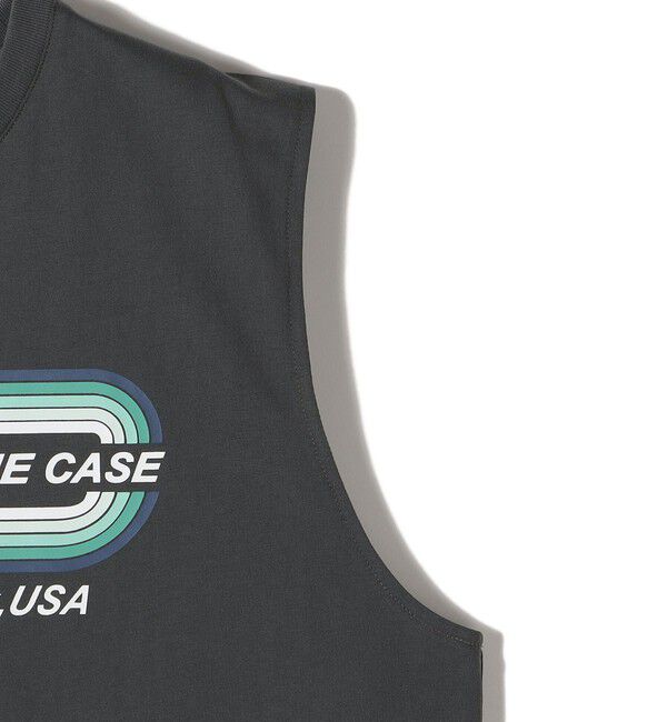 SHIPS for women「SHIPS NINE CASE:ロゴ ノースリーブ TEE」|Tシャツ・カットソー|