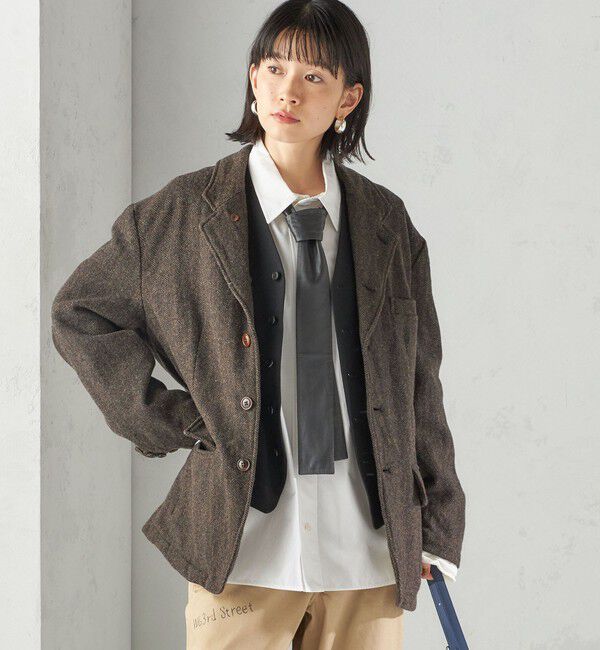 SHIPS for women「【SHIPS別注】Jane smith:ブリティッシュ ウール ジャケット」|テーラードジャケット|