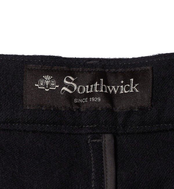SHIPS「Southwick:〈セットアップ対応〉Gate Label フェルテッド 1プリーツ スラックス」|スラックス|