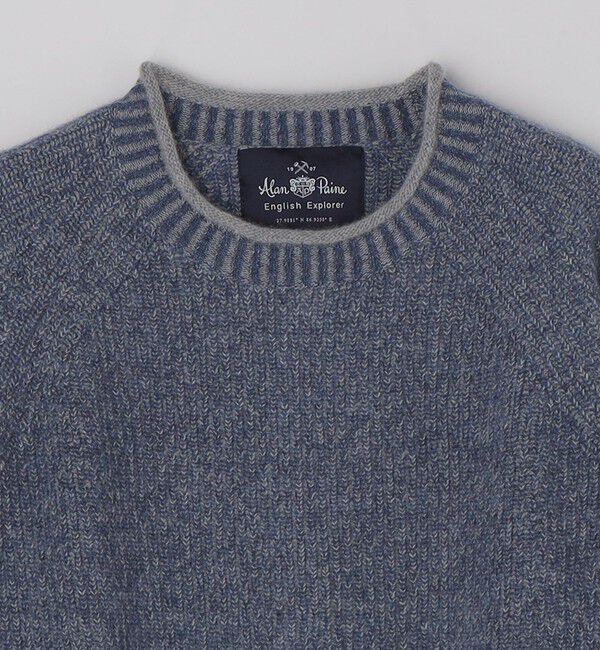 SHIPS「ALANPAINE:〈手洗い可能〉7ゲージ メランジ ロールネック ニット」|ニット・セーター|