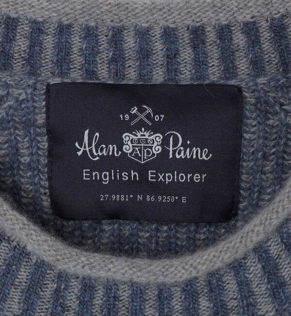 SHIPS「ALANPAINE:〈手洗い可能〉7ゲージ メランジ ロールネック ニット」|ニット・セーター|