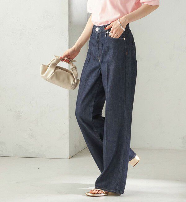 SHIPS for women「《予約》【SHIPS別注】upper hights: THE SISTER MIDRISE」|デニム|ネイビー