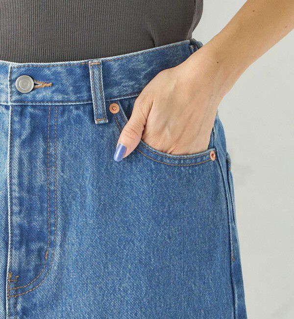SHIPS for women「NINE CASE:〈洗濯機可能〉デニム スカート」|スカート|
