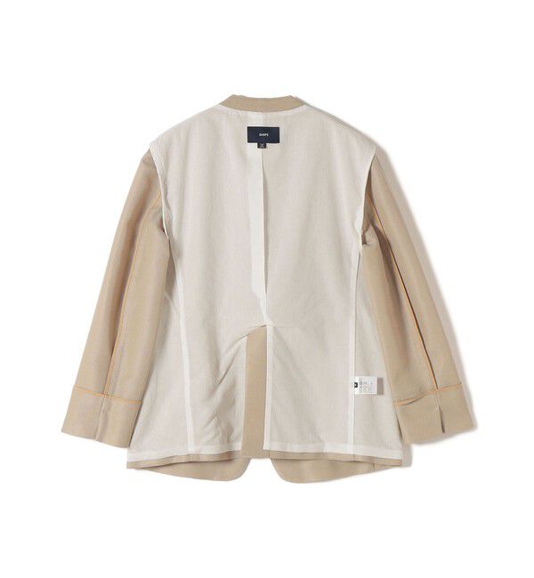 SHIPS for women「〈手洗い可能〉カラミ ノーラペル ジャケット」|ノーカラージャケット|