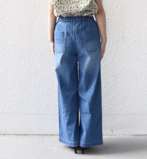 SHIPS Colors 「《予約》SHIPS Colors:〈洗濯機可能〉ファンクション デニム イージー パンツ◆」|デニム|