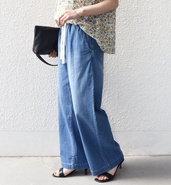 SHIPS Colors 「《予約》SHIPS Colors:〈洗濯機可能〉ファンクション デニム イージー パンツ◆」|デニム|